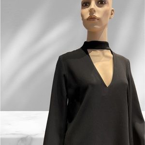 Zara Women Black long sleeve Blouse S NWT